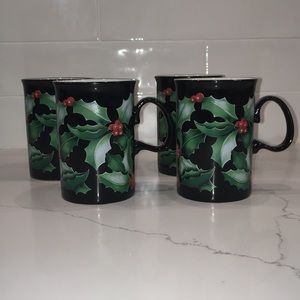 Holiday Mugs set of 4